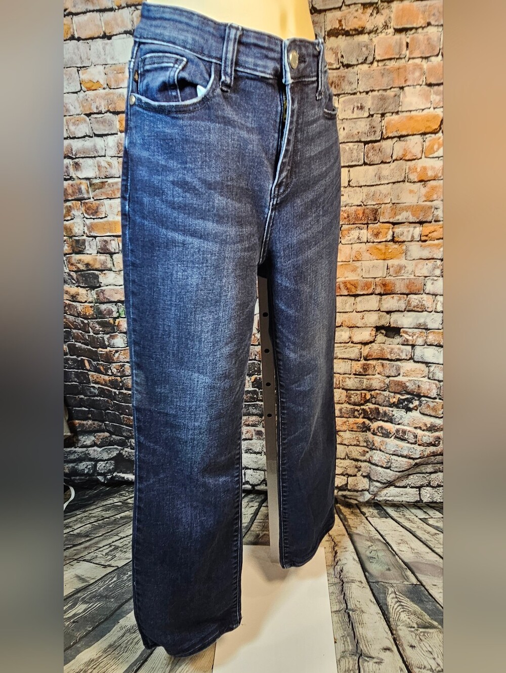 Judy Blue Size 5/27 Slim Bootcut Jeans High Rise Dark Wash Stretch Denim - Picture 3 of 5
